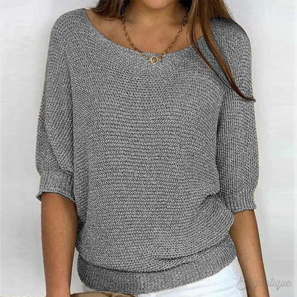 The Seraphina — Ribbed Knit Sweater