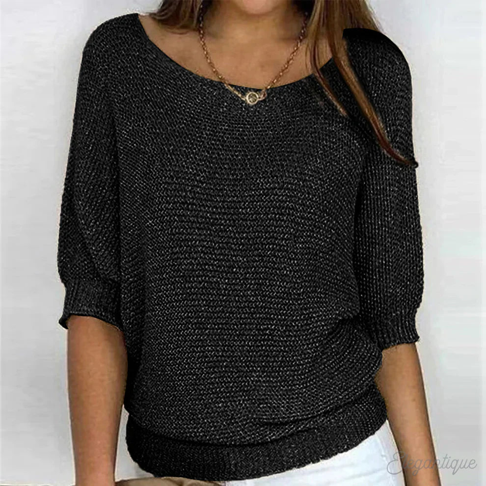 The Seraphina — Ribbed Knit Sweater