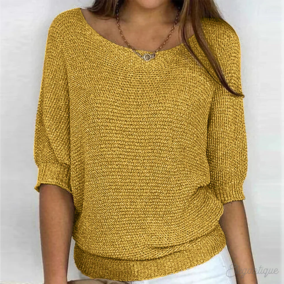 The Seraphina — Ribbed Knit Sweater