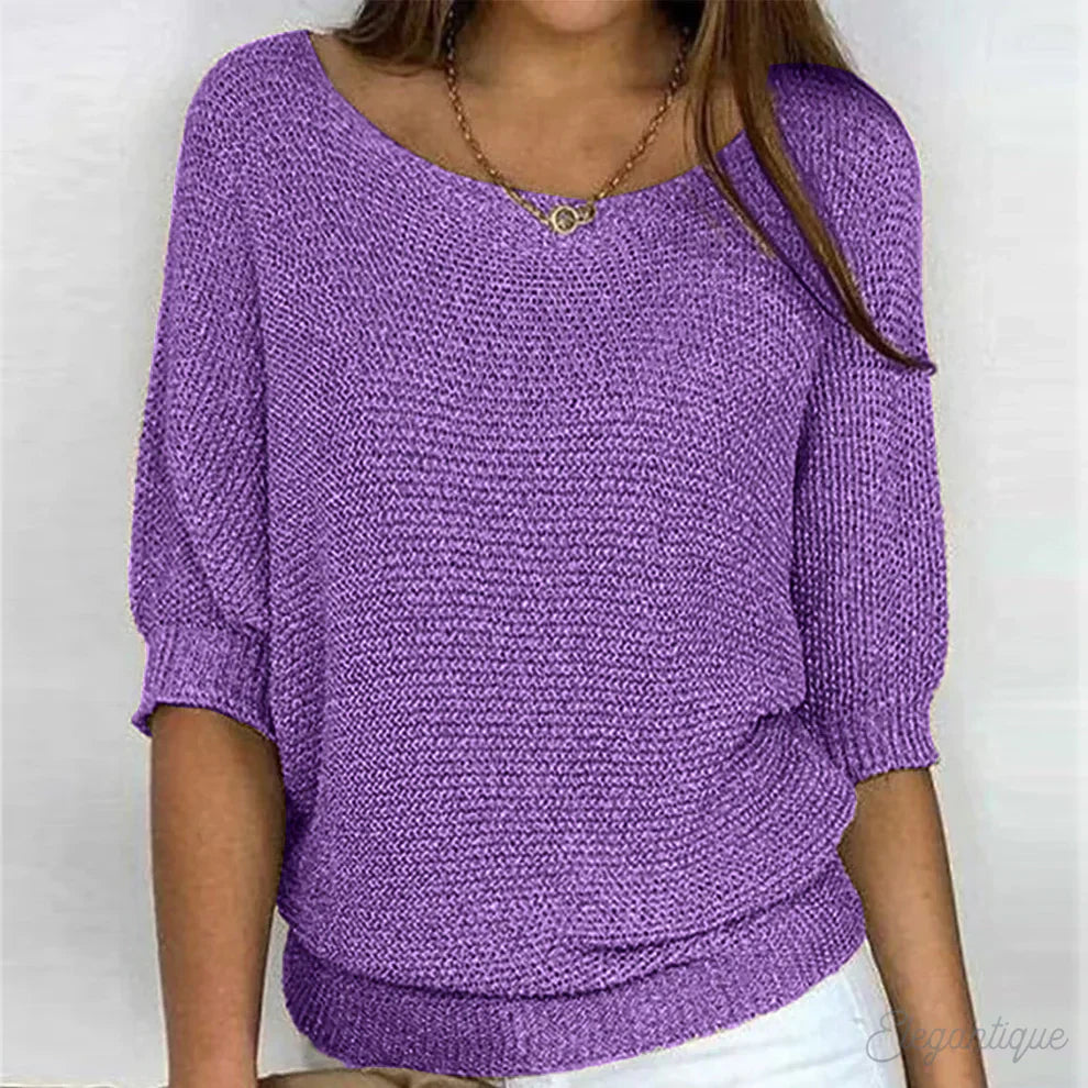 The Seraphina — Ribbed Knit Sweater